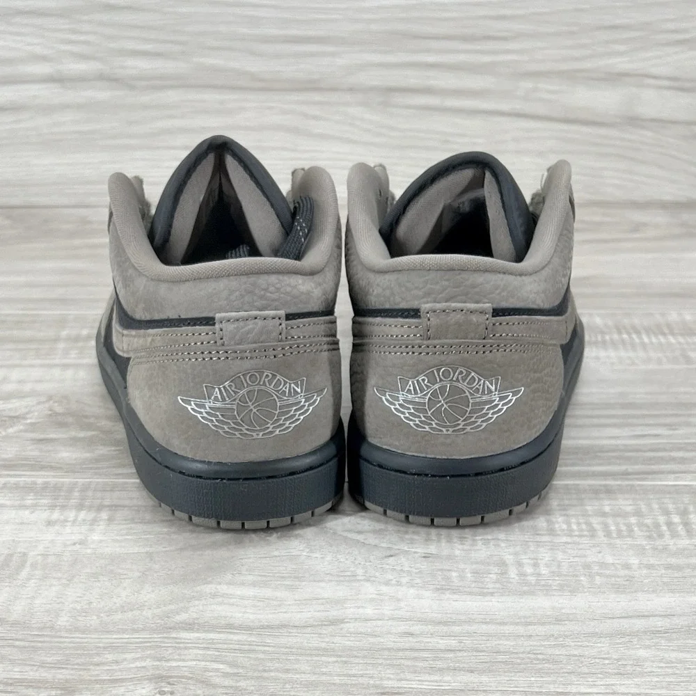 Nike Air Jordan 1 Low  Shoes Black Olive Gray Mango IB7109-005 Men's Size 8